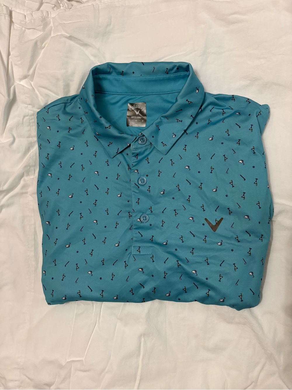 Callaway Opti Dri Golf Shirt - Men’s Large